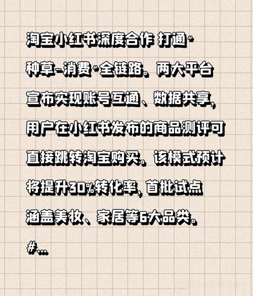 小红书种草到购买全链路合作_淘宝天猫小红书红猫计划_小红书涨粉可以赚钱吗